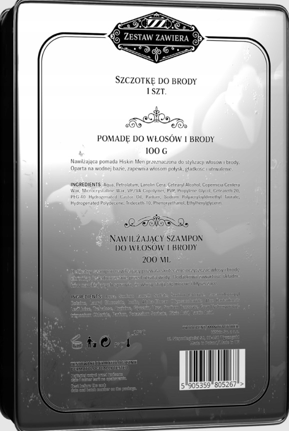 HiSkin The Perfect Beard – Zestaw do pielęgnacji brody i włosów
