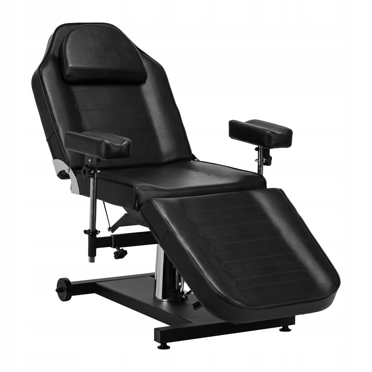 Fotel hydrauliczny do tatuażu Pro Ink 322F czarny – Komfort i profesjonalizm w jednym