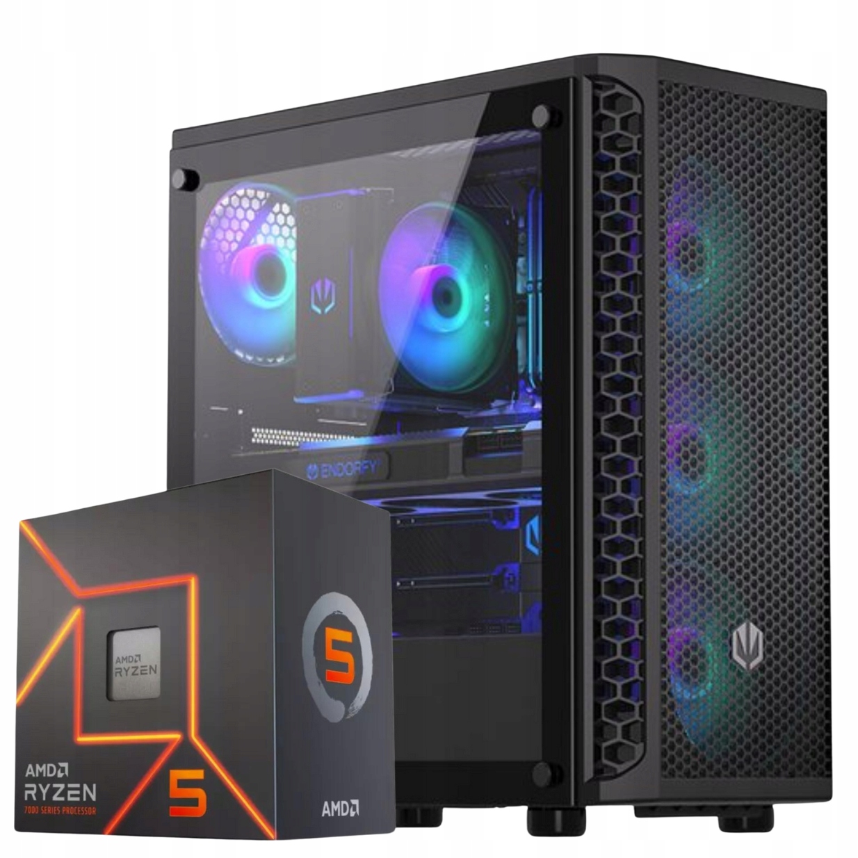 Komputer Gamingowy Ryzen 5 7500 RTX 5070 32GB DDR5 1TB M2 – Wydajność na najwyższym poziomie