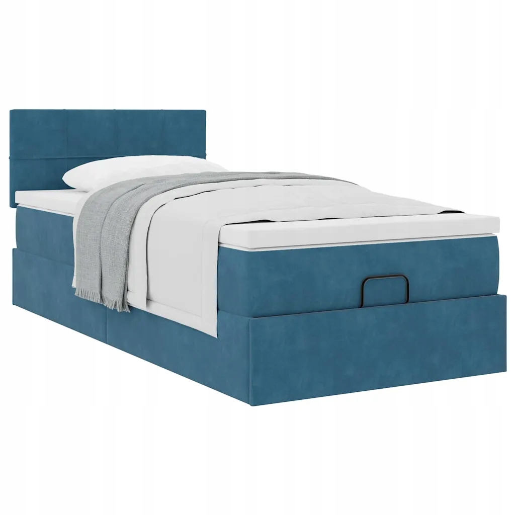 Rama łóżka otomana z materacem Lumarko 100x200 cm – Komfort i elegancja w Twojej sypialni
