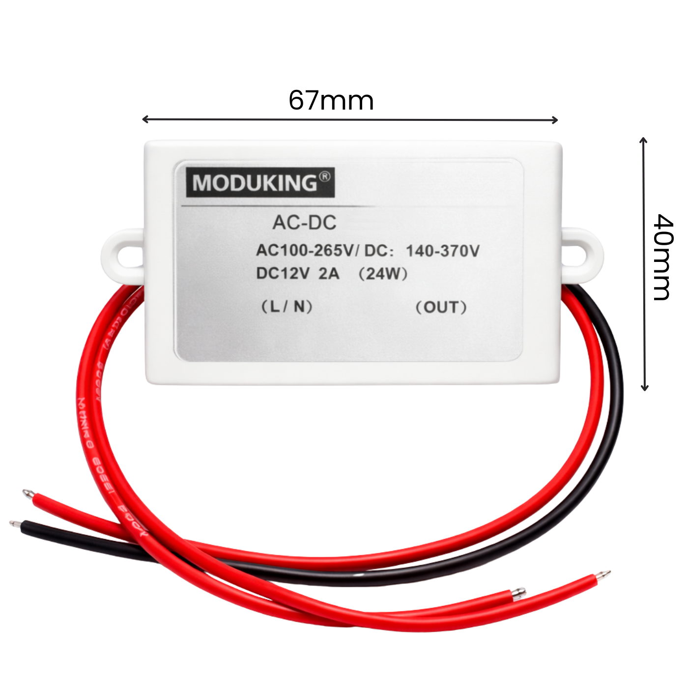 Szeroki zakres napięcia wejściowego – AC 100–265V / DC 140–370V