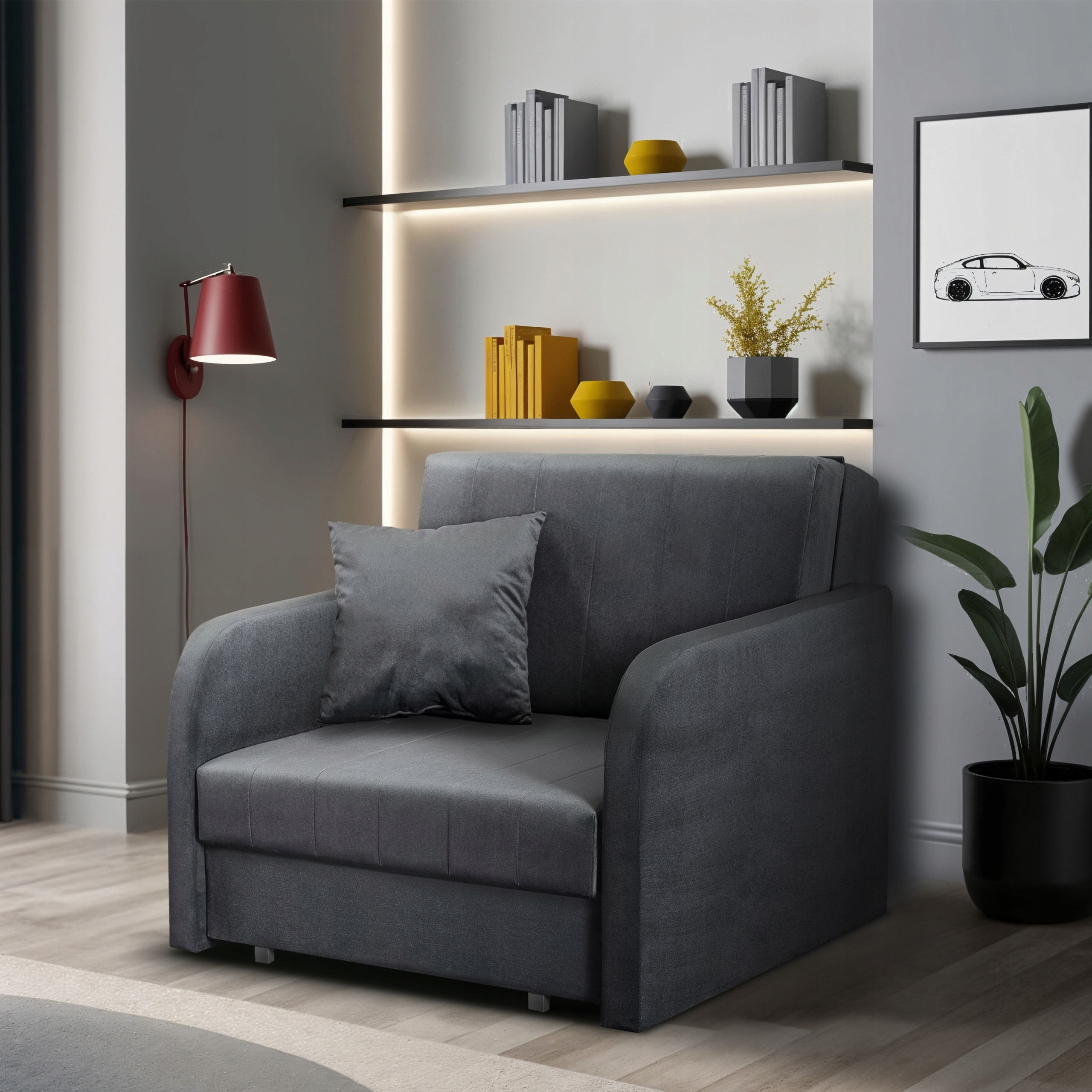 Eleganckie pionowe przeszycia – Stylowe oparcie dla Twojego komfortu