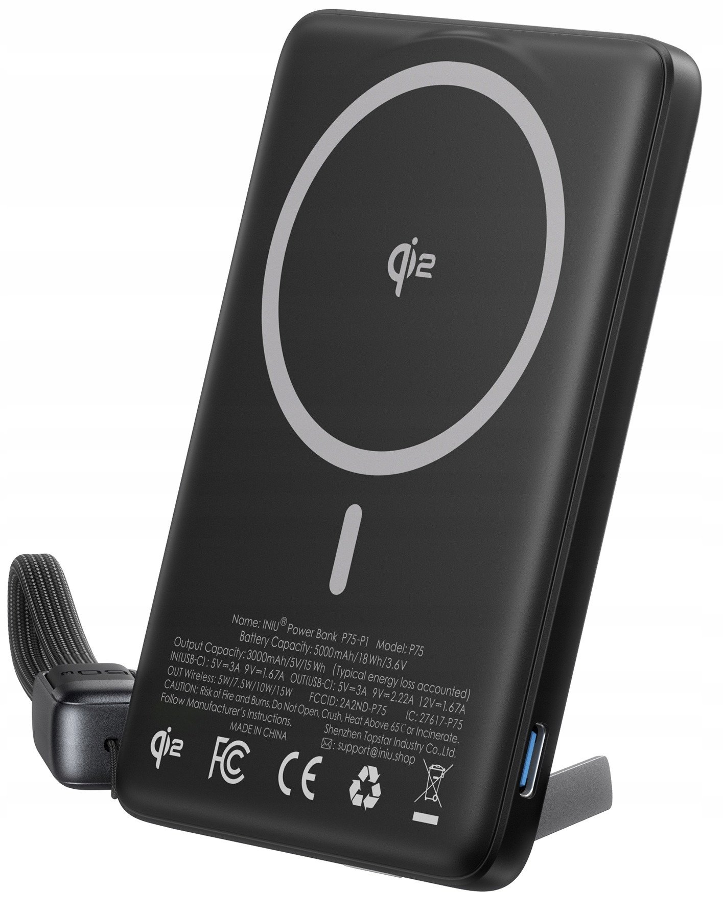 Funkcjonalność ładowania indukcyjnego 15W