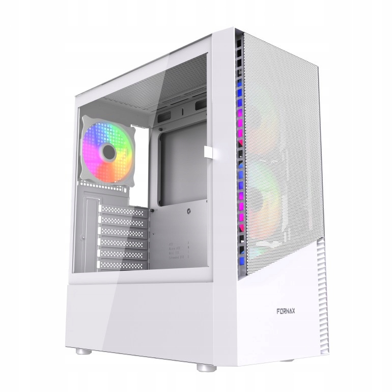 Obudowa PC Gembird Fornax 4300 ARGB biała – Idealny wybór dla graczy