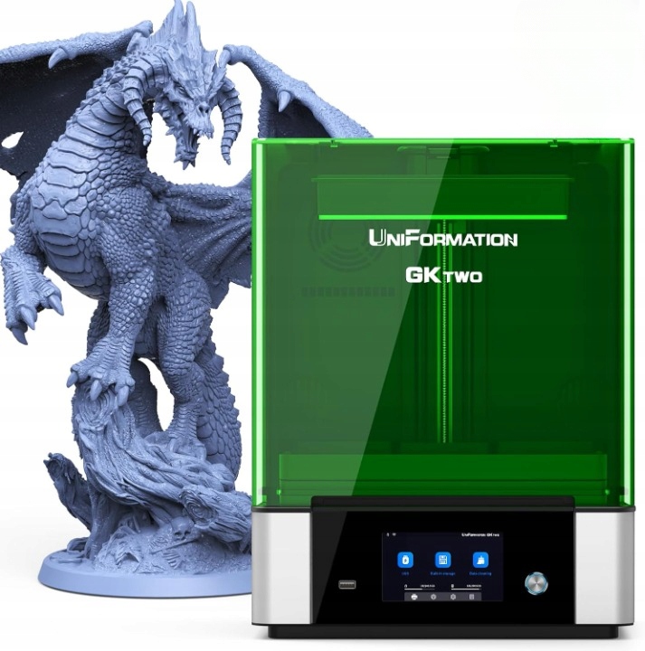 UniFormation GKtwo – Nowoczesna drukarka 3D z żywicą 8K MSLA