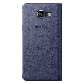 Official Samsung Galaxy A3 2016 Flip Wallet Cover - Sapphire
