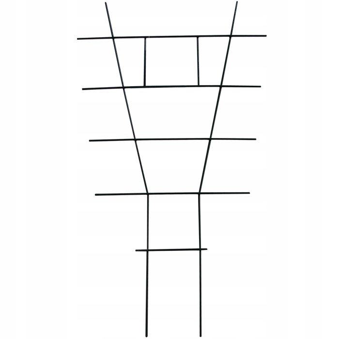 Podpora drabinka do roślin doniczkowych 51x29 cm Zielona drut stalowy – Idealne wsparcie dla Twoich roślin