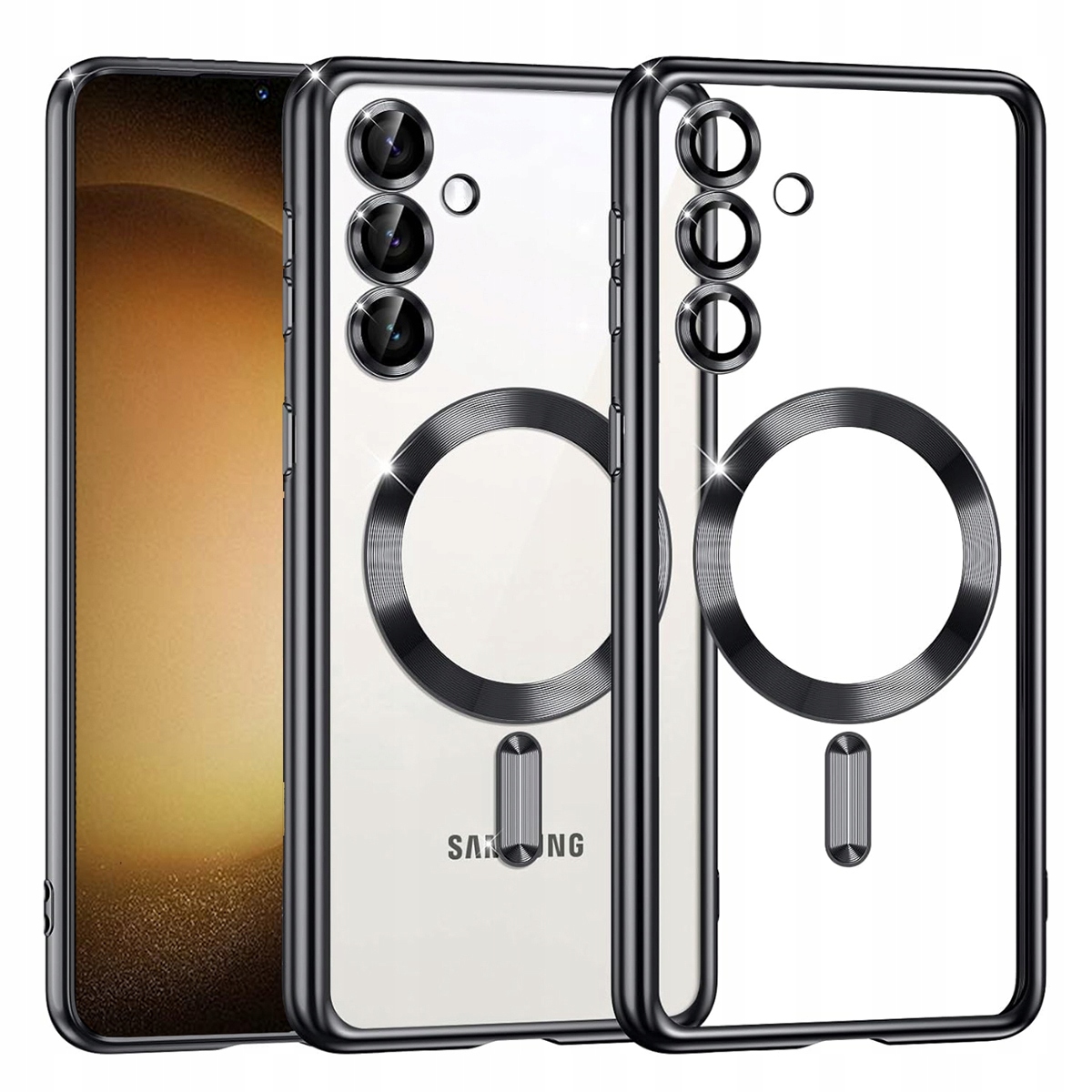 Etui Supero magnetyczne TPU Plating do Samsung Galaxy S25 Plus/S24 Plus – Ochrona i styl w jednym