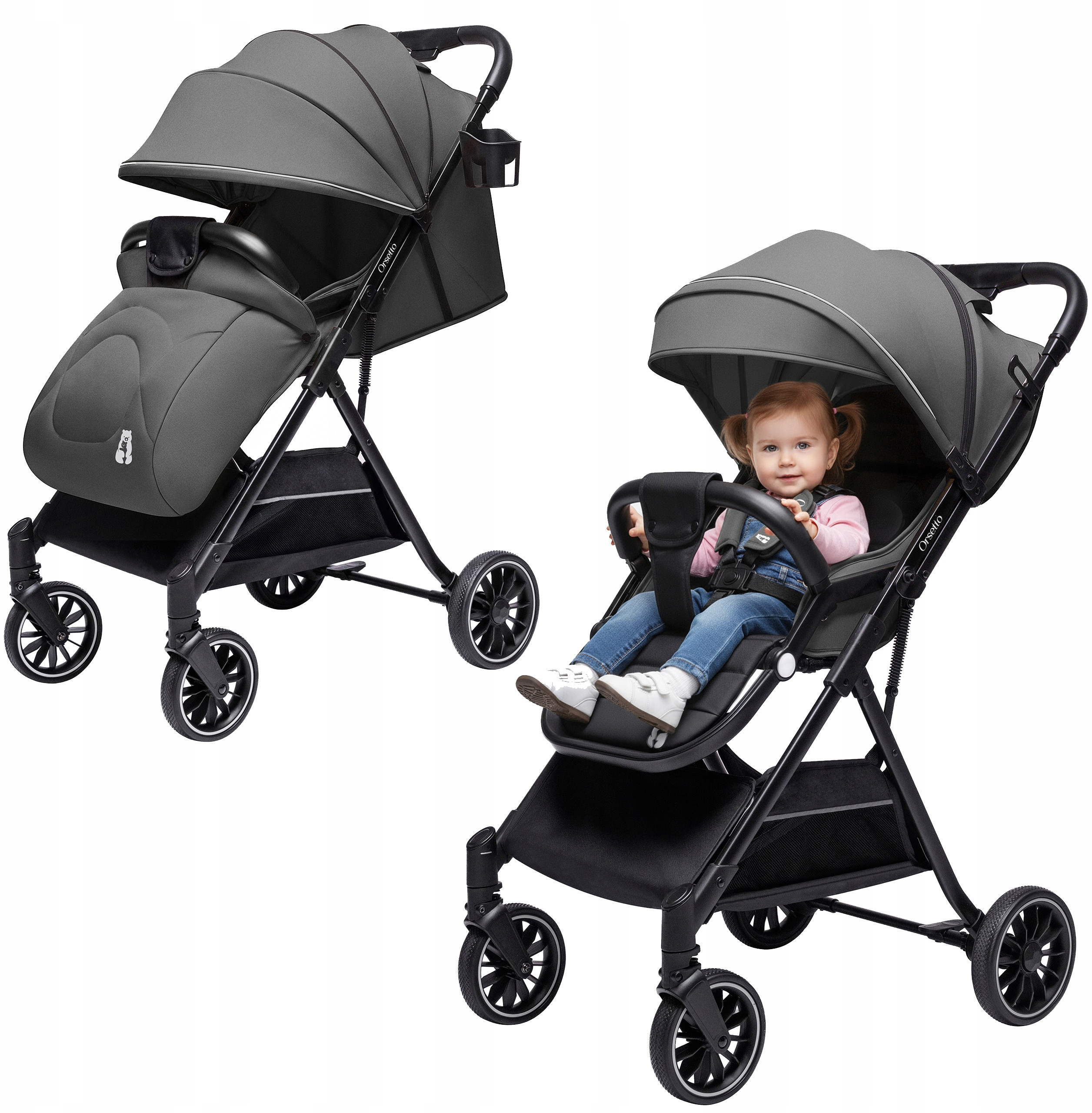 Regulacja oparcia i podnóżka – Dostosowanie do potrzeb dziecka