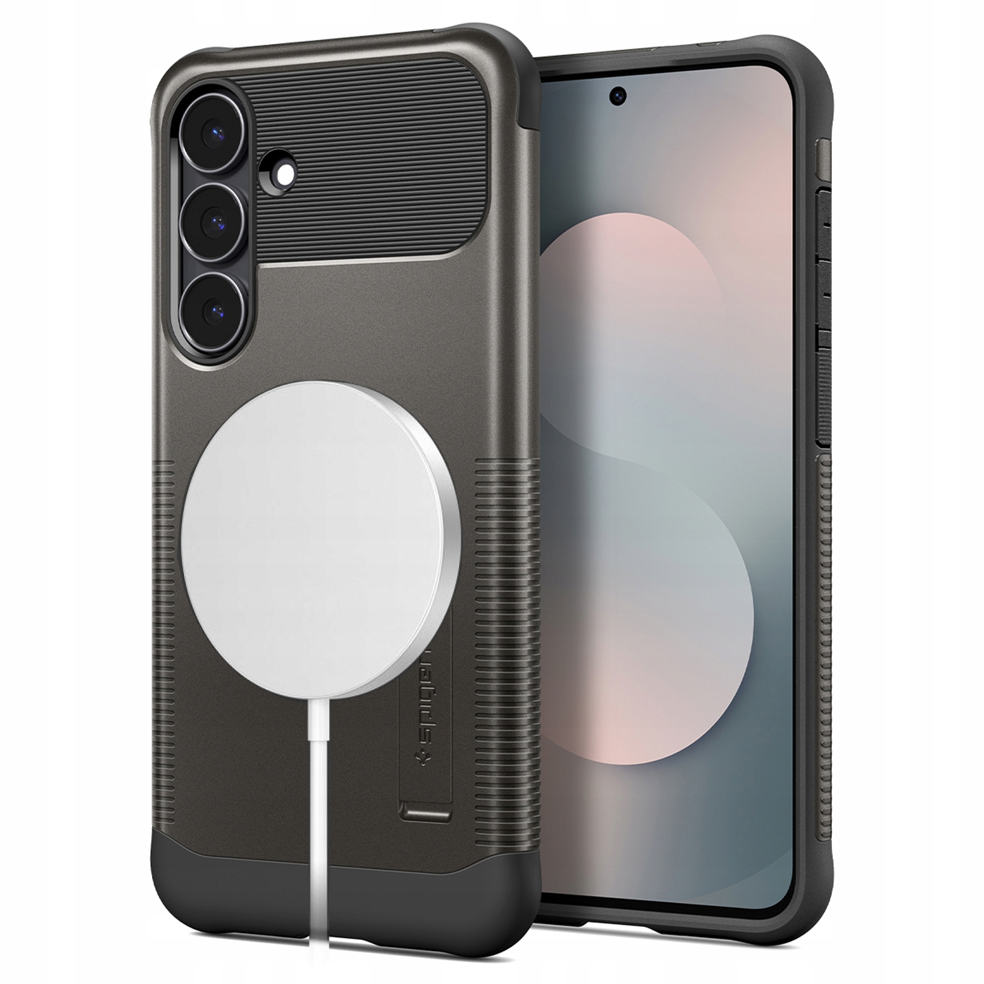 Spigen Slim Armor Mag MagSafe – Etui do Samsung Galaxy S25 FE (Gunmetal) – Elegancka ochrona