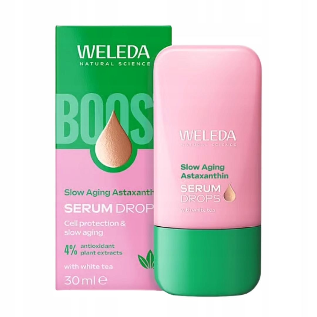 WELEDA Serum Drops Slow Aging Astaxanthin – eliksir przeciwstarzeniowy dla Twojej skóry