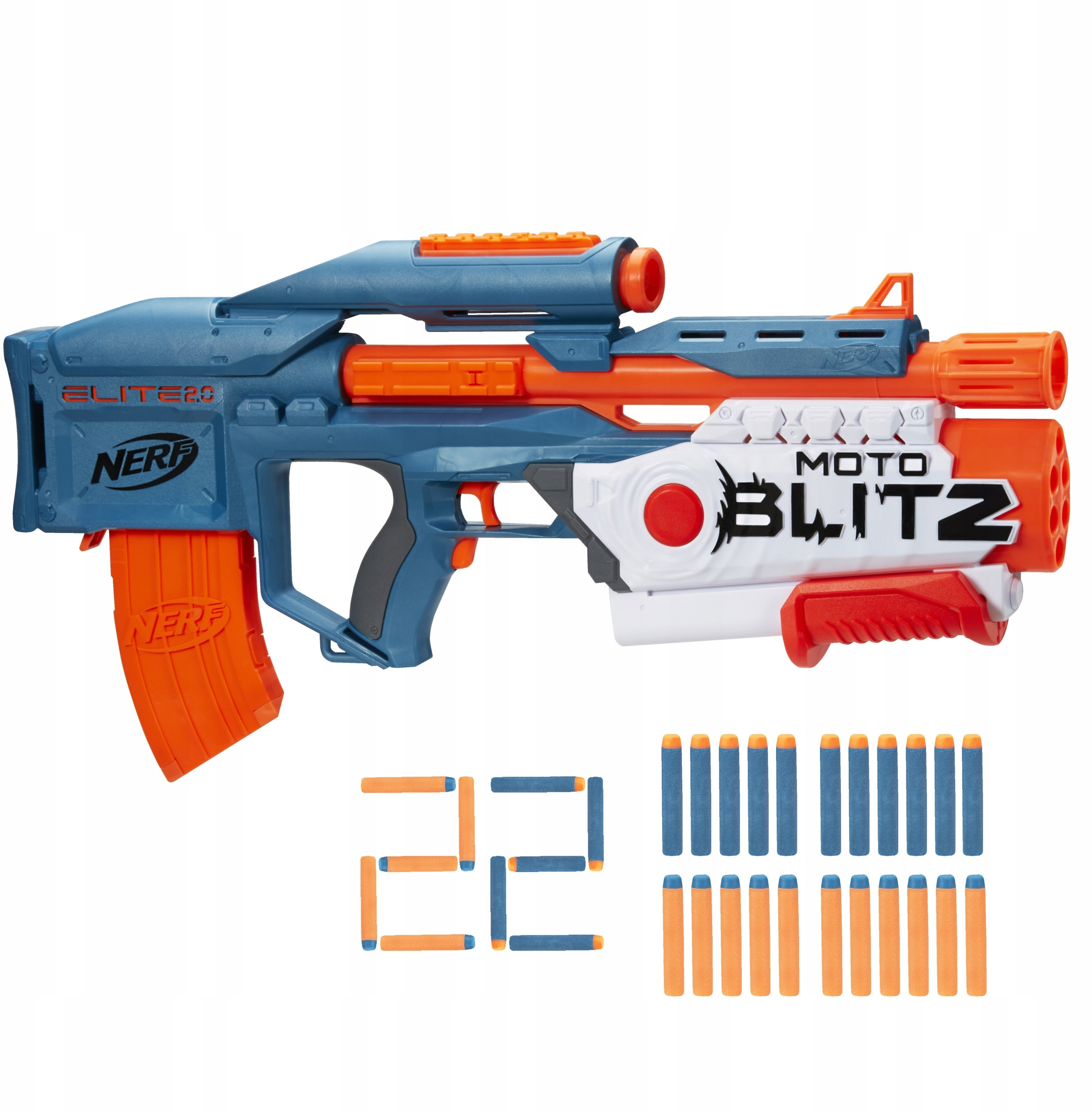 Hasbro Automatyczny Pistolet Nerf Elite 2.0 Karabin Shotgun 2w1 – Ekscytująca zabawa dla dzieci