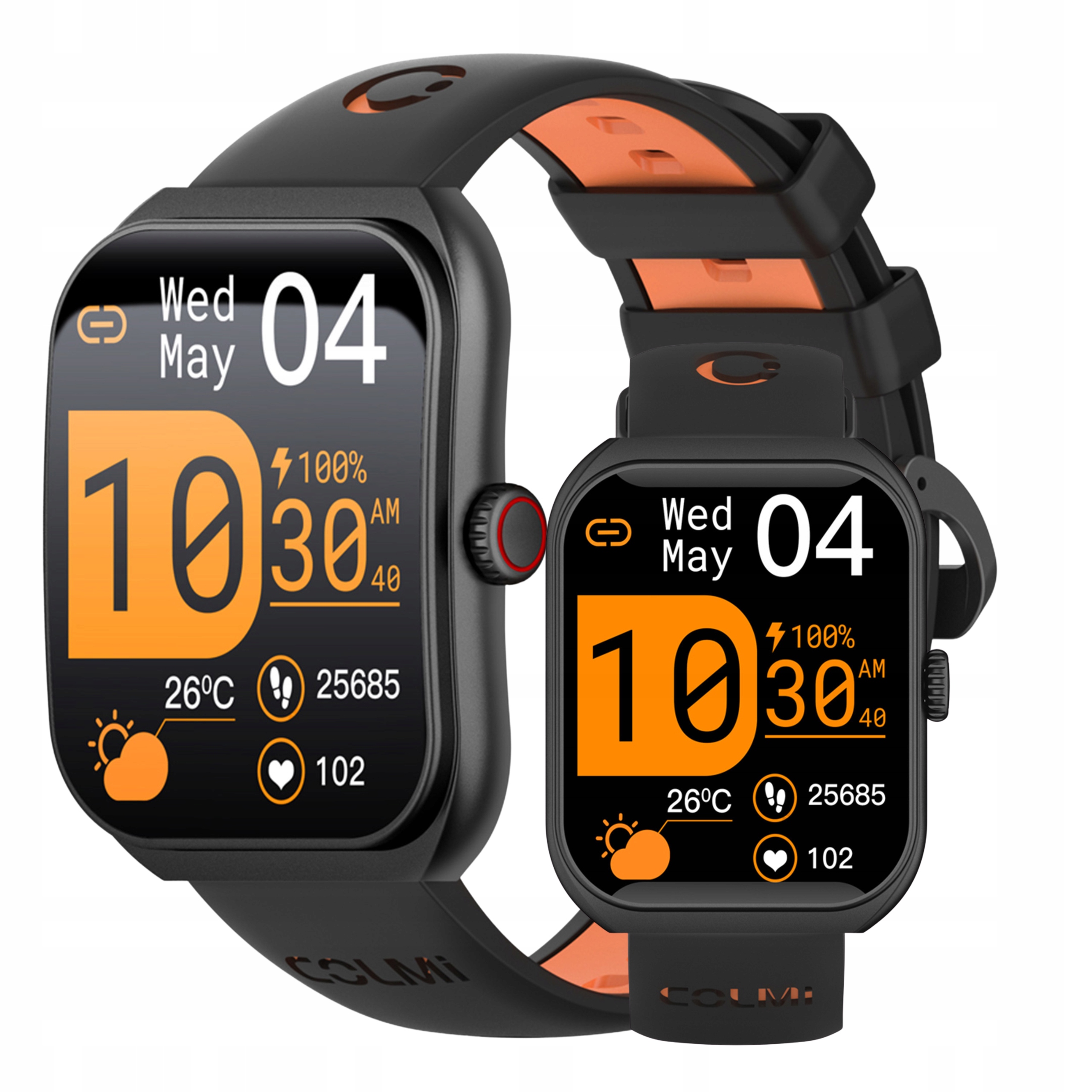 Colmi P86 Smartwatch (Czarny) – Nowoczesny smartwatch dla aktywnych