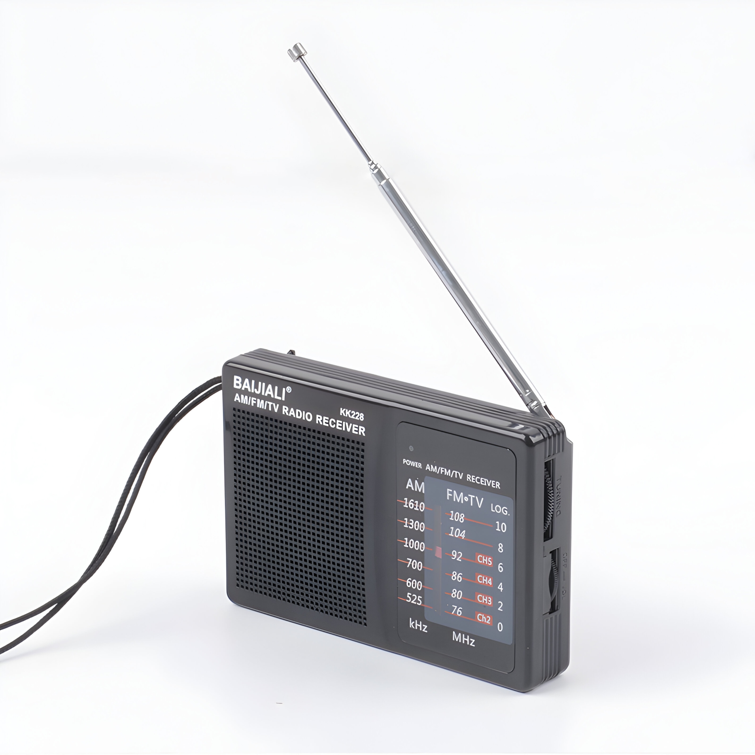 Obsługa dwóch pasm radiowych – AM i FM dla większej wszechstronności