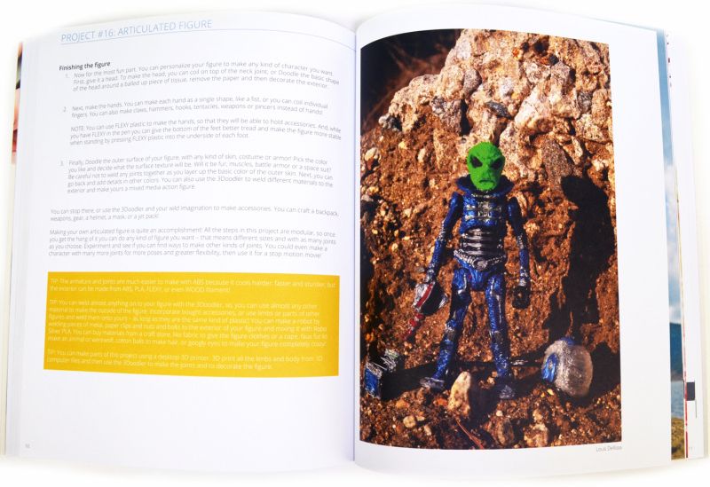 3Doodler Book, książka projektów, język angielski
