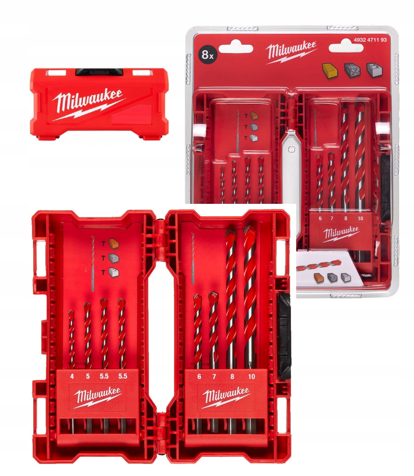 MILWAUKEE CONCRETE DRILL TCT SET 8 pcs. PREMIUM – Doskonałe narzędzie do wiercenia w betonie