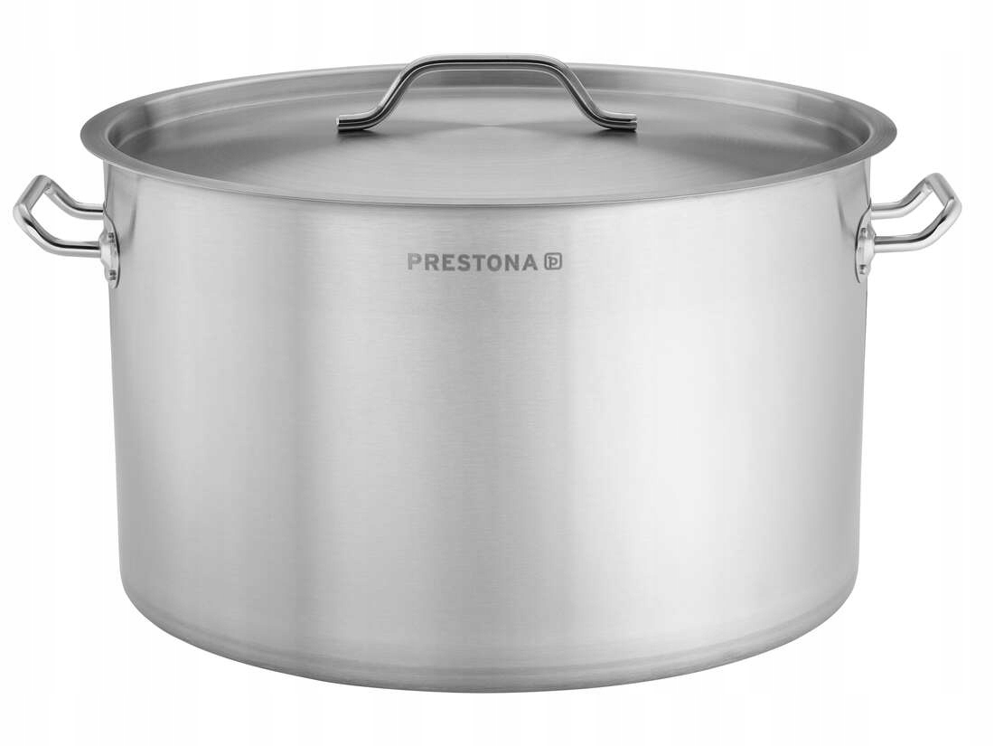 Garnek średni 58 l o średnicy 500 mm z pokrywką ze stali nierdzewnej | PRESTONA
