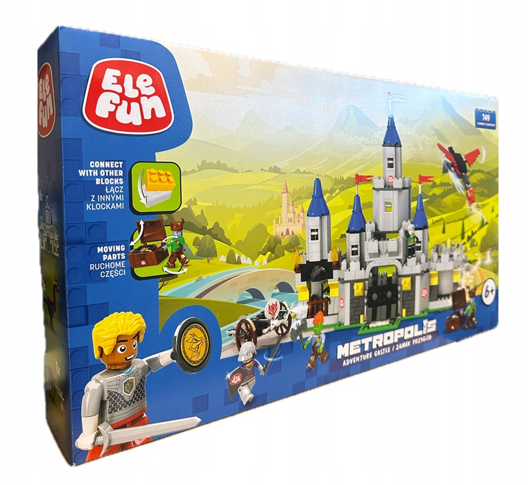 Klocki Elefun Metropolis Zamek przygód 8827 – Kreatywna zabawa dla dzieci