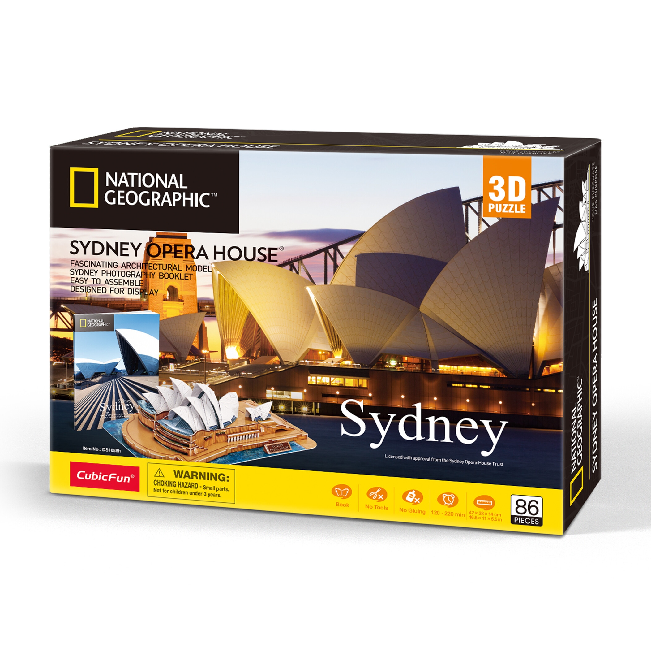 Cubic Fun Puzzle 3D National Geographic Sydney – Kreatywna zabawa dla całej rodziny