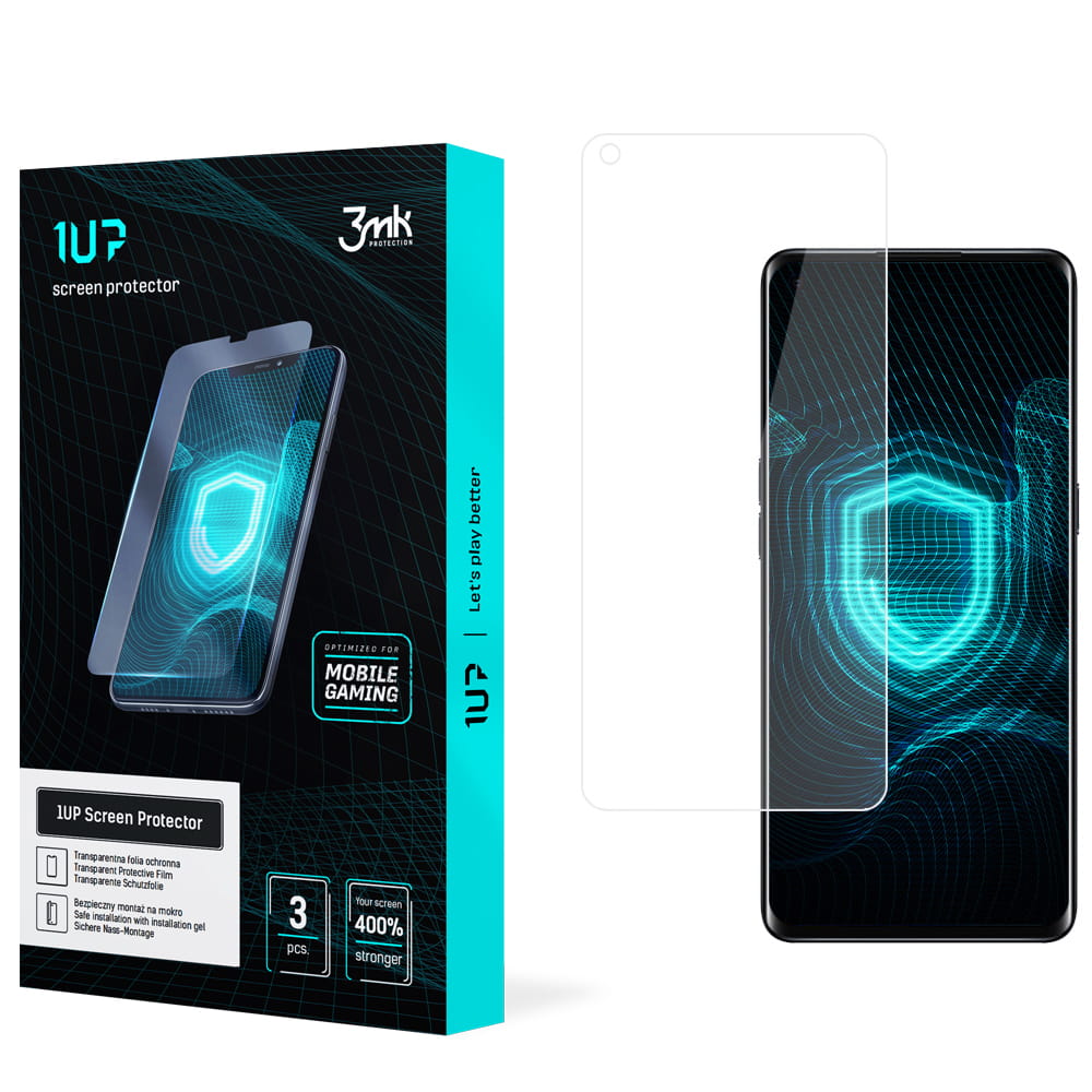 OPPO RENO 4 PRO 5G - Folia ochronna 3MK 1UP dla graczy