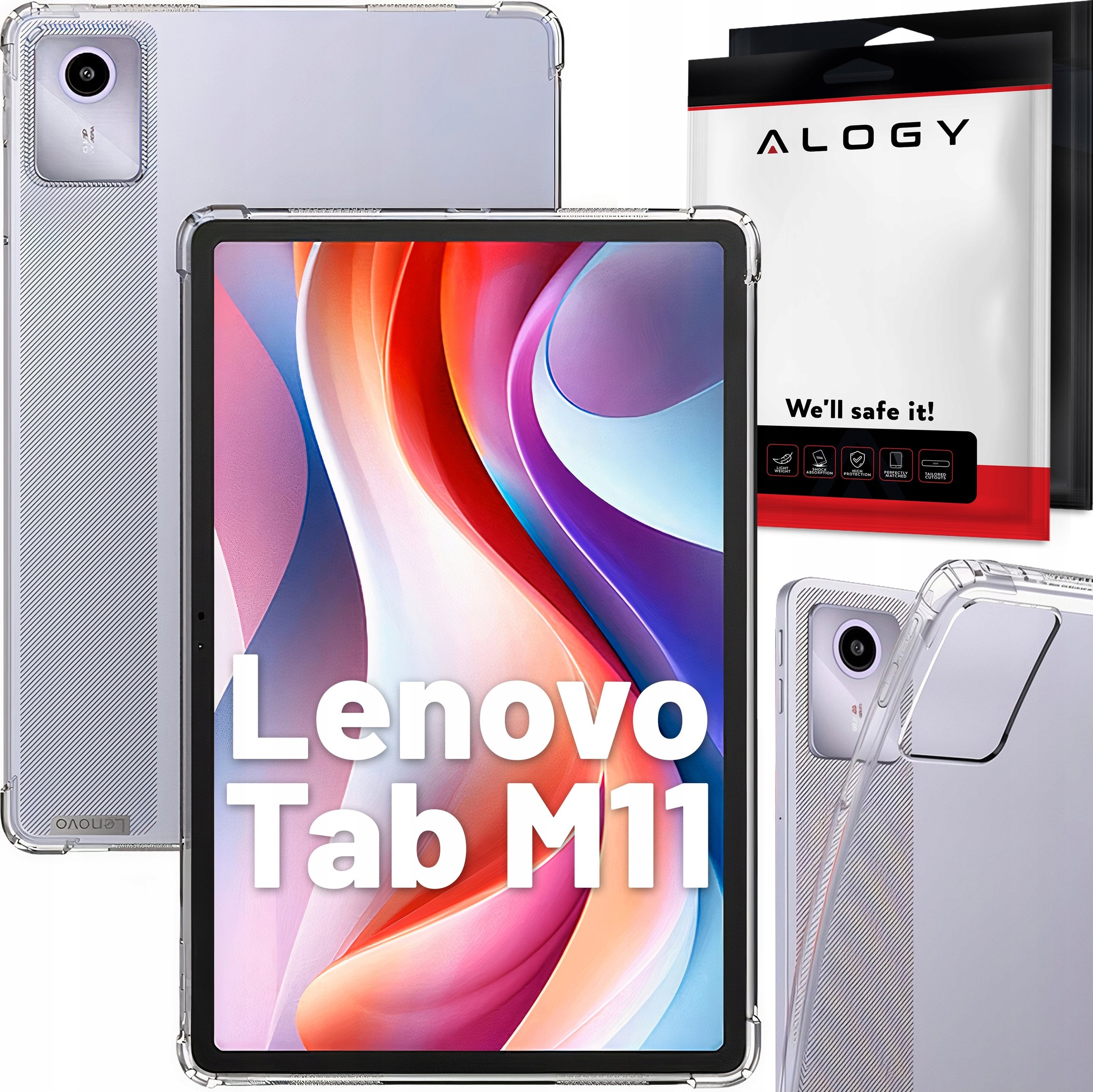 Etui Alogy Shockproof do Lenovo Tab M11 10.95