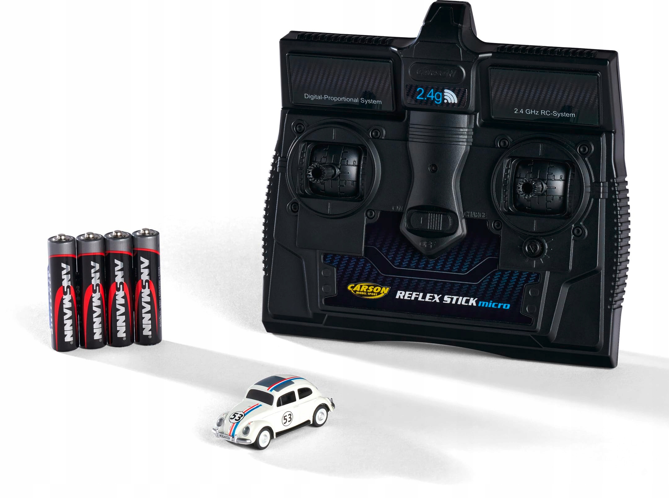 Carson 1:87 VW Beetle Rallye 2.4G 100% RTR – Gotowy do jazdy i pełen emocji