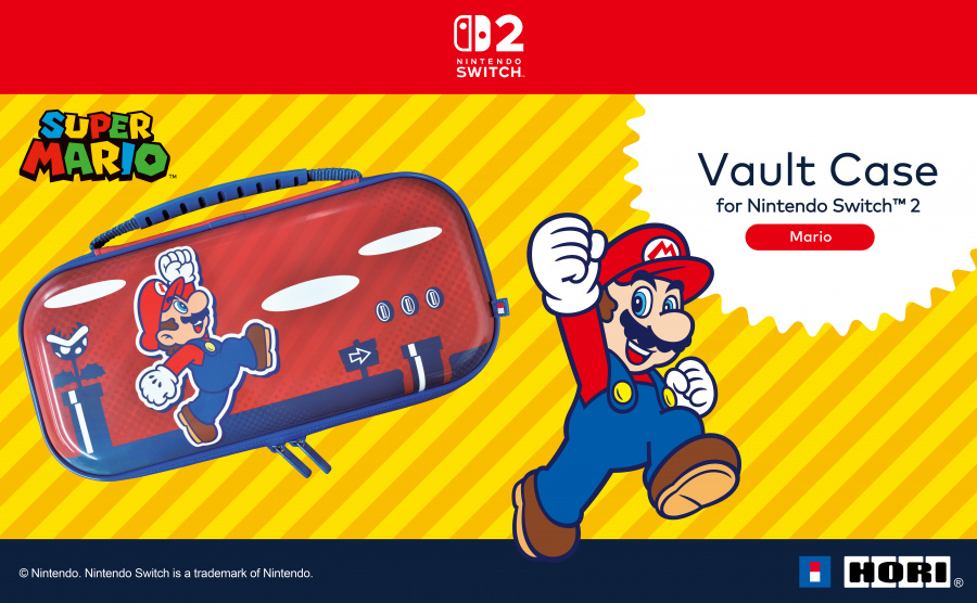 Hori Vault Case dla Nintendo Switch 2 (Mario) – Idealna ochrona dla Twojej konsoli