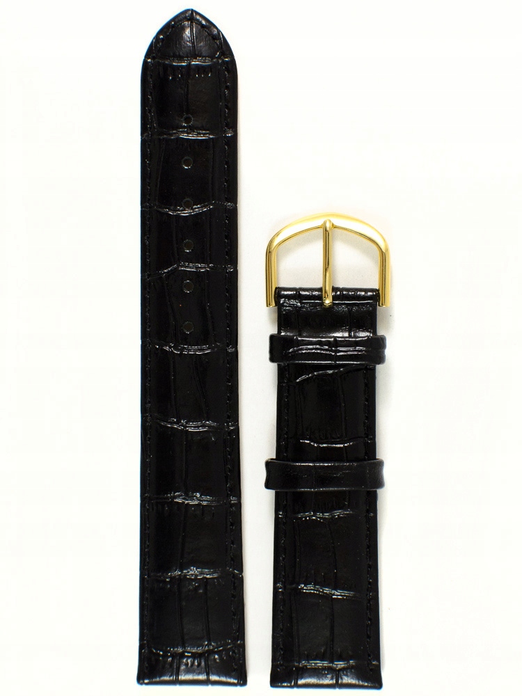 Pasek do zegarka Classic UDDGBGB 20 mm czarny – Elegancja i styl na każdą okazję