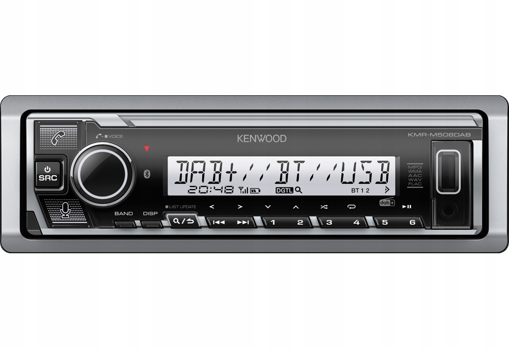 Radio samochodowe Kenwood KMR-M508DAB – Nowoczesne rozwiązanie audio do Twojego pojazdu