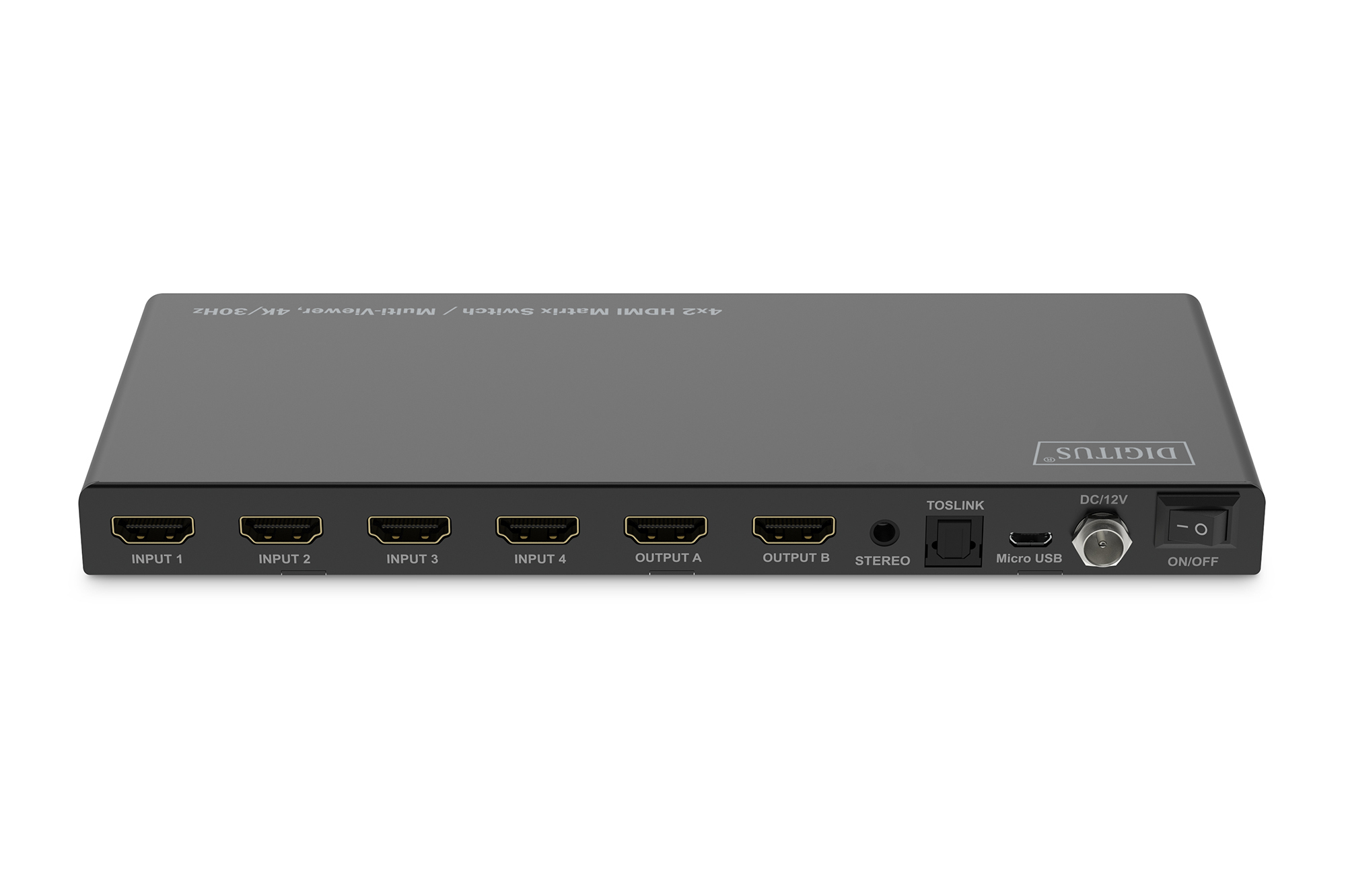 Wygodne przełączanie między czterema źródłami HDMI