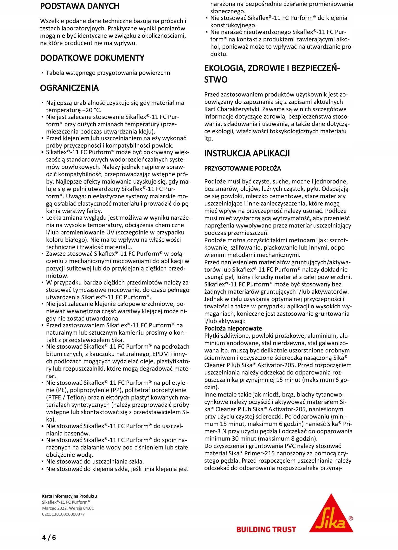 Odporność na warunki atmosferyczne i mechaniczne