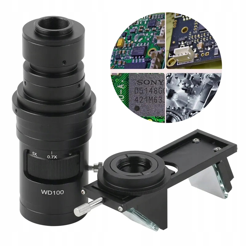 Obiektyw + obrotowy moduł obraz 3D adapter 2D/3D do mikroskopu cyfrowego – Nowa jakość inspekcji