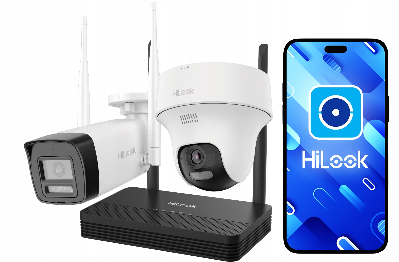 Zestaw Wi-Fi Hilook Powered By Hikvision Iks-2044Bth-Ph/W – Nowoczesne rozwiązanie monitoringu
