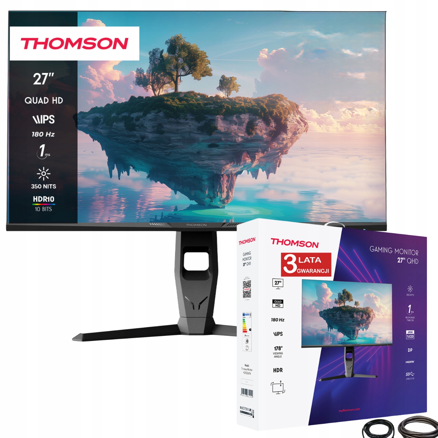 Monitor Thomson M27QG5Y14 – Idealny wybór dla graczy i profesjonalistów