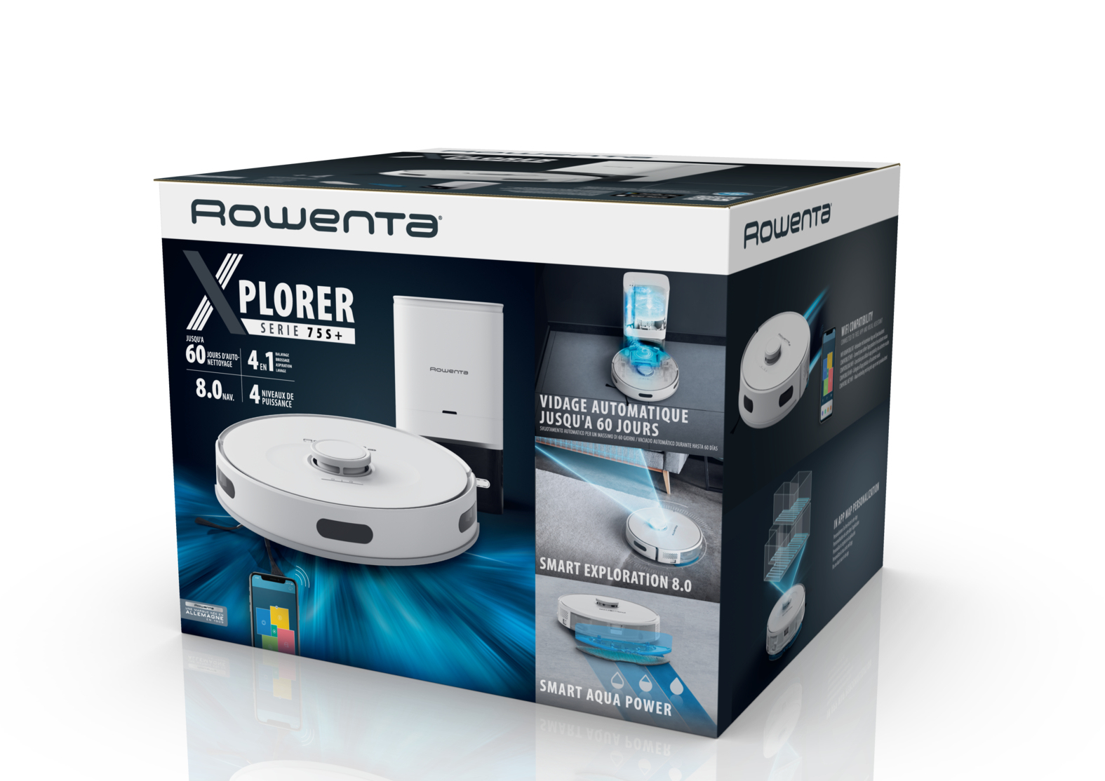 Funkcja czyszczenia na mokro z elektronicznie regulowanym mopem