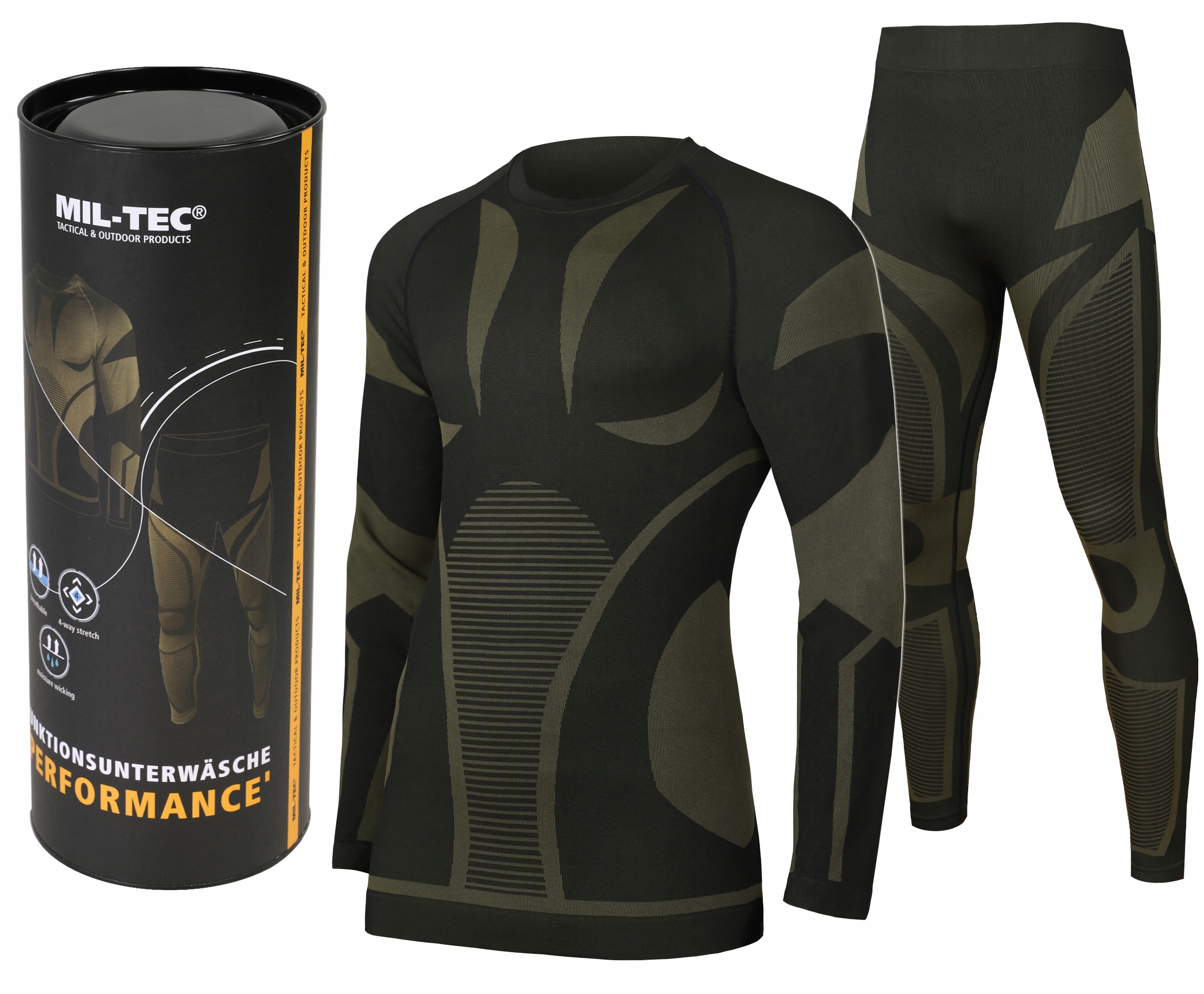 Termoaktywna bielizna Performance Black – Komfort i wydajność w każdej sytuacji