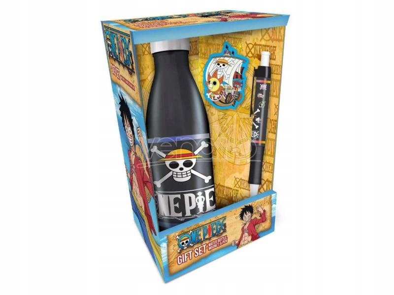 Piraci! Zestaw Prezentowy Butelka + Długopis + Magnes One Piece – Idealny dla fanów anime