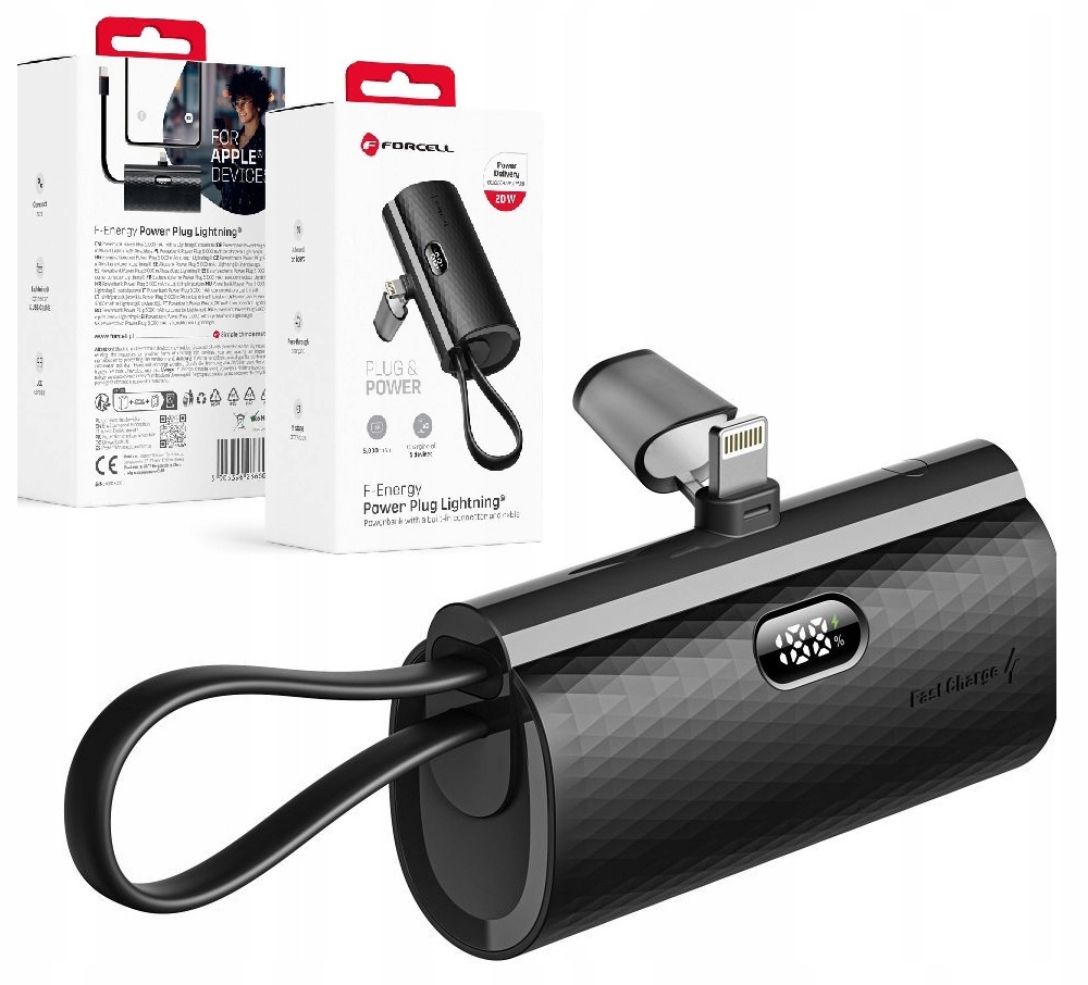 Powerbank ForCell FORCELL F-ENERGY Power Plug F5K3 – Niezawodne ładowanie w podróży