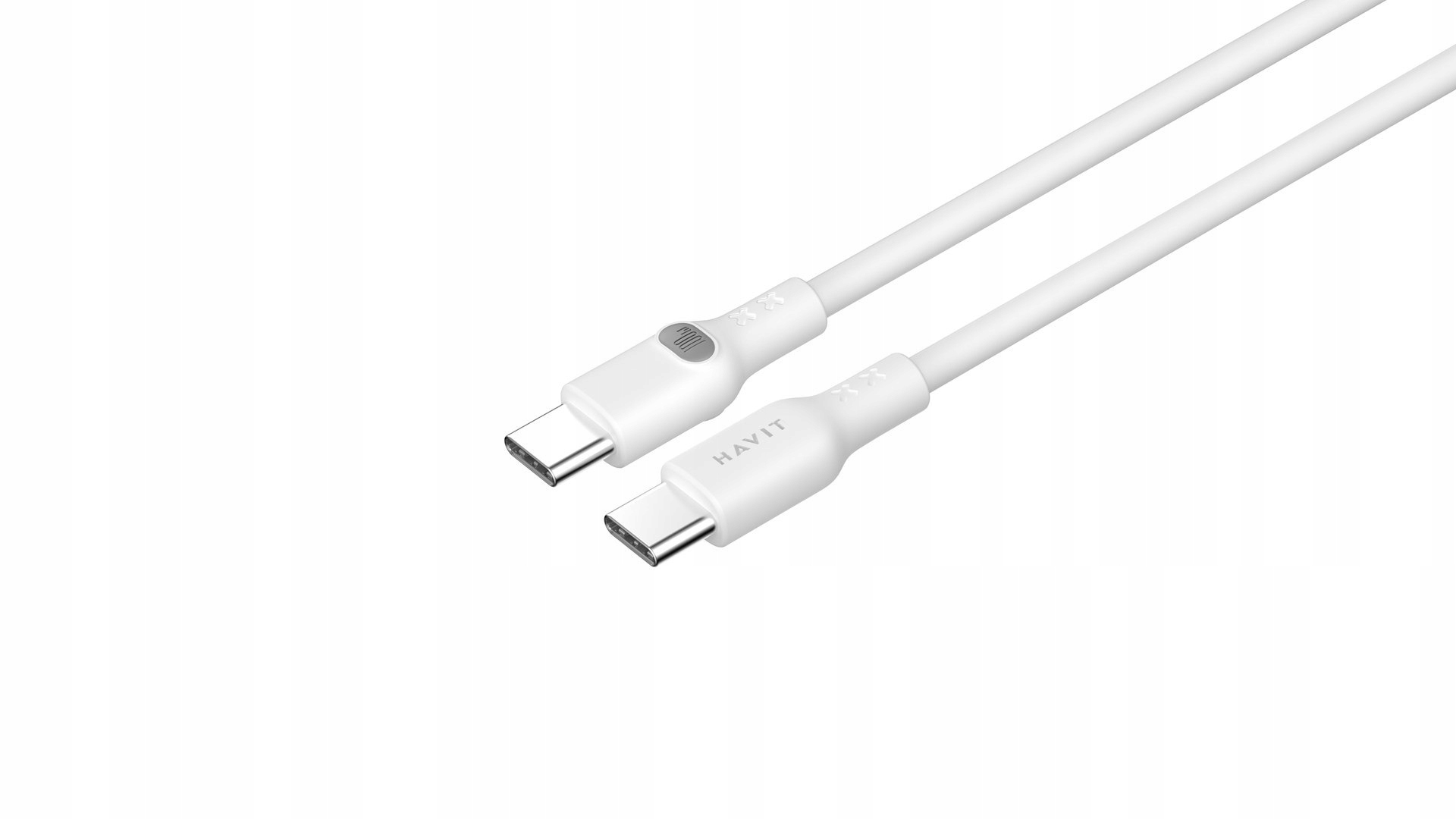 Havit CB6280 - Kabel USB typu C do USB typu C, 1 m (biały)