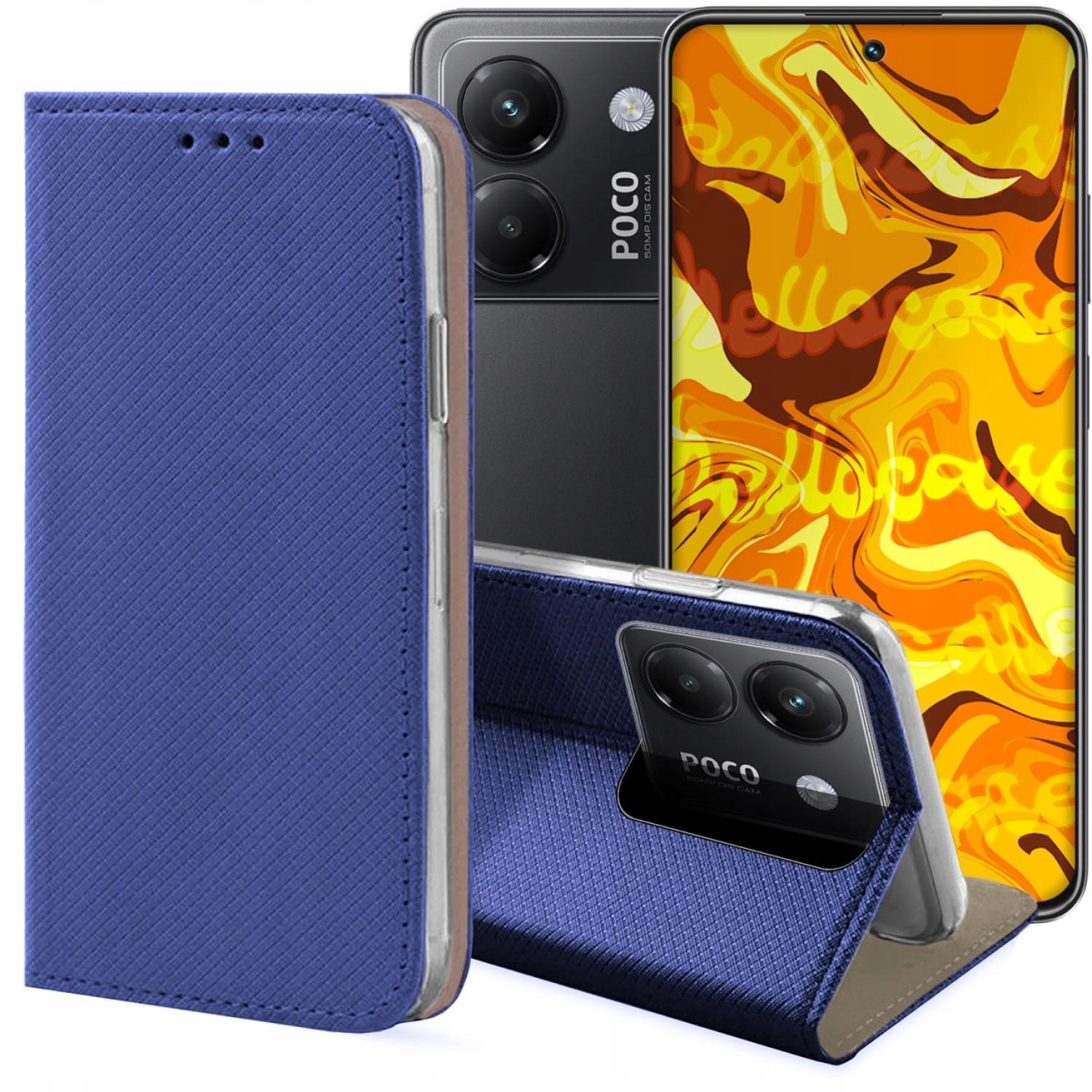 Etui z Klapką Do Xiaomi Poco M7 Pro 5G – Elegancja i Ochrona w Jednym