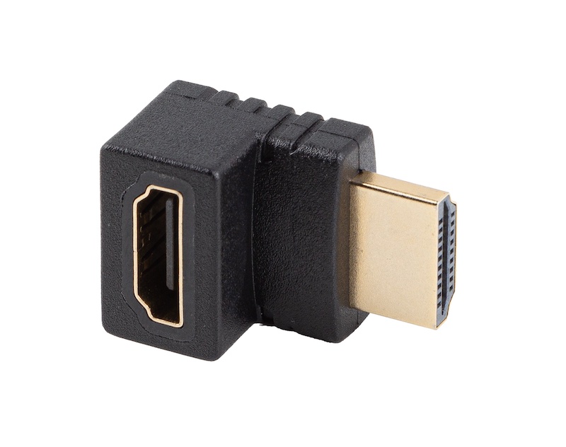 Adapter AV Lanberg HDMI(M) -> HDMI(F) 4K kątowy góra – Idealne rozwiązanie do przesyłania obrazu