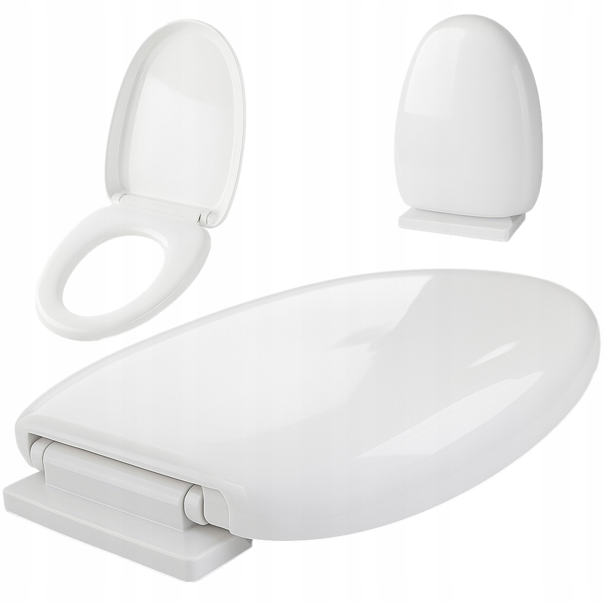 DESKA WC WOLNOOPADAJĄCA SEDESOWA KLOZETOWA UNIWERSALNA KLAPA ANTYBAKTERYJNA – Komfort i higiena w Twojej łazience