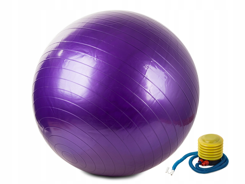 Piłka gimnastyczna Fitness 65 rehabilitacyjna z pompką – Idealna do ćwiczeń w domu