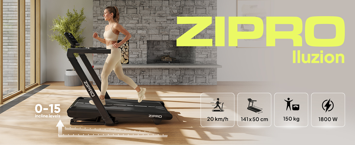 Електрична бігова доріжка Zipro Iluzion