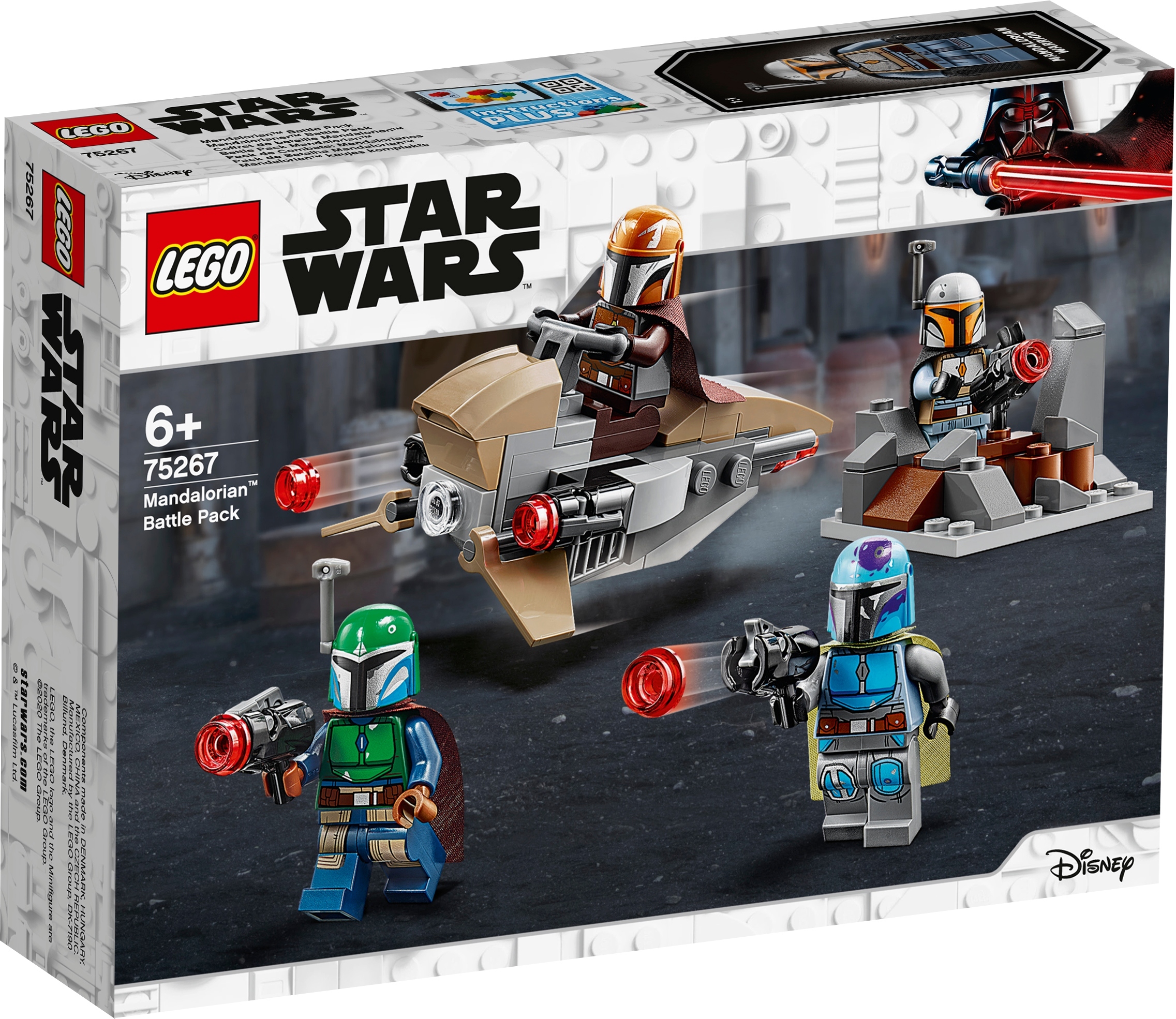 Star Wars Zestaw bojowy Mandalorianina (75267) – Stwórz swoją armię w uniwersum Gwiezdnych Wojen!