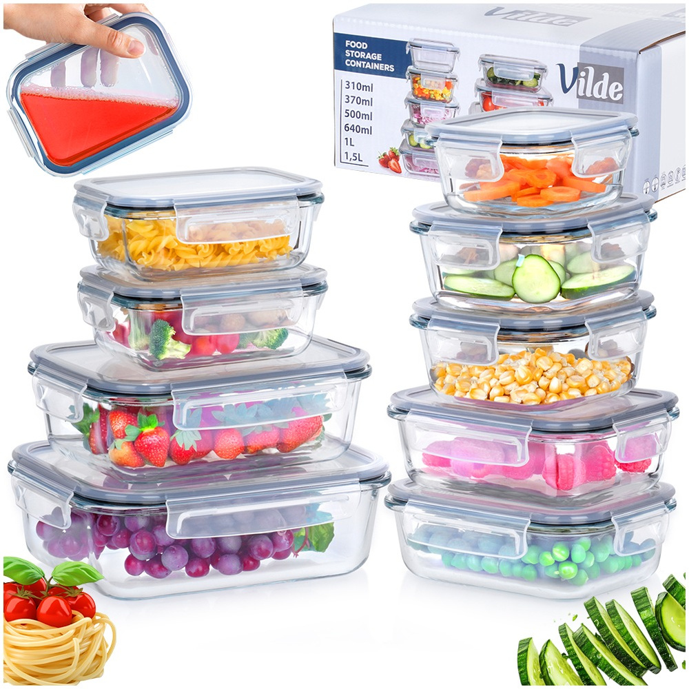 Szczelne zamknięcie z uszczelką – Świeżość przechowywanych produktów