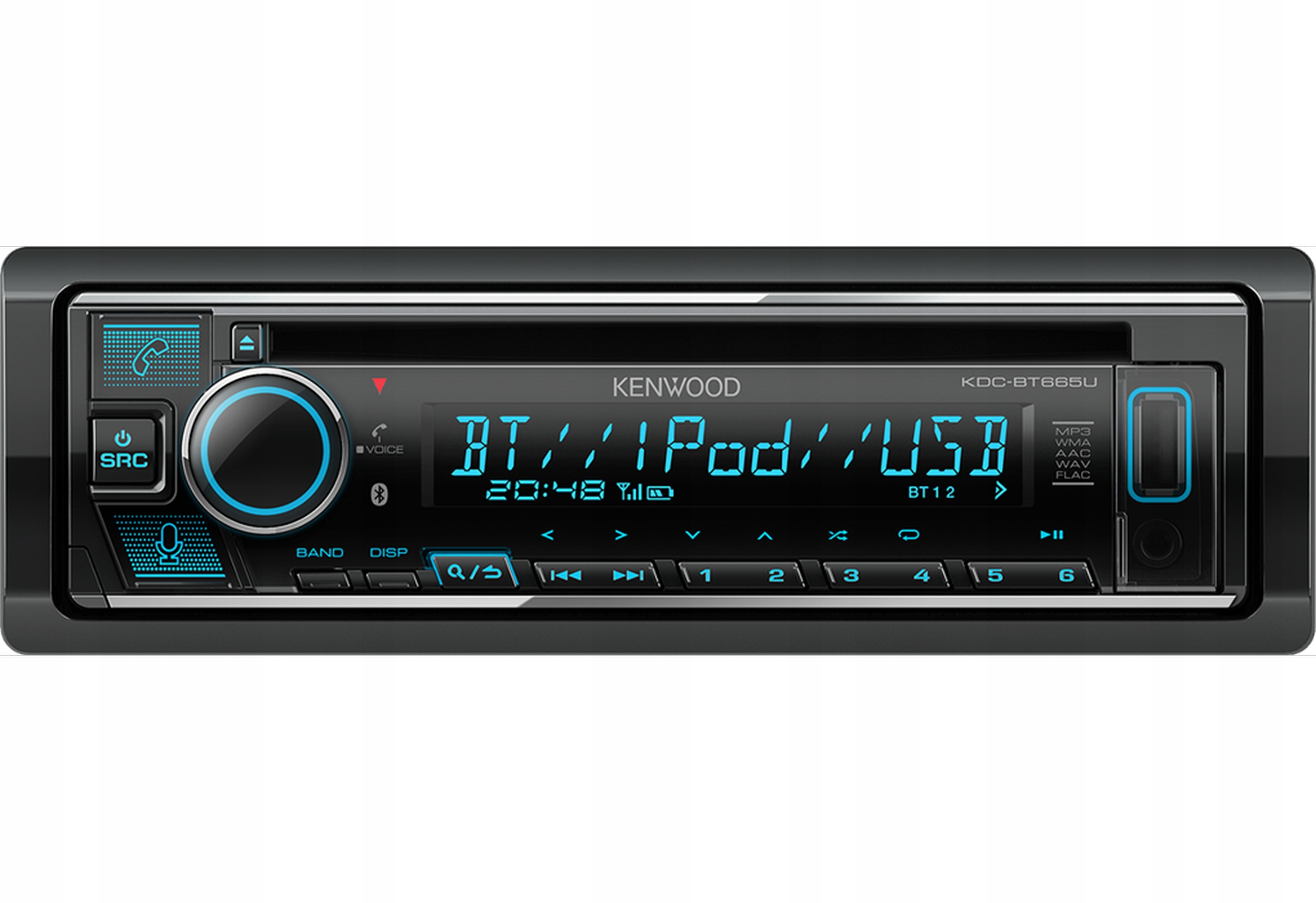 Radioodtwarzacz samochodowy Kenwood KDC-BT665U – Nowoczesne brzmienie w Twoim aucie