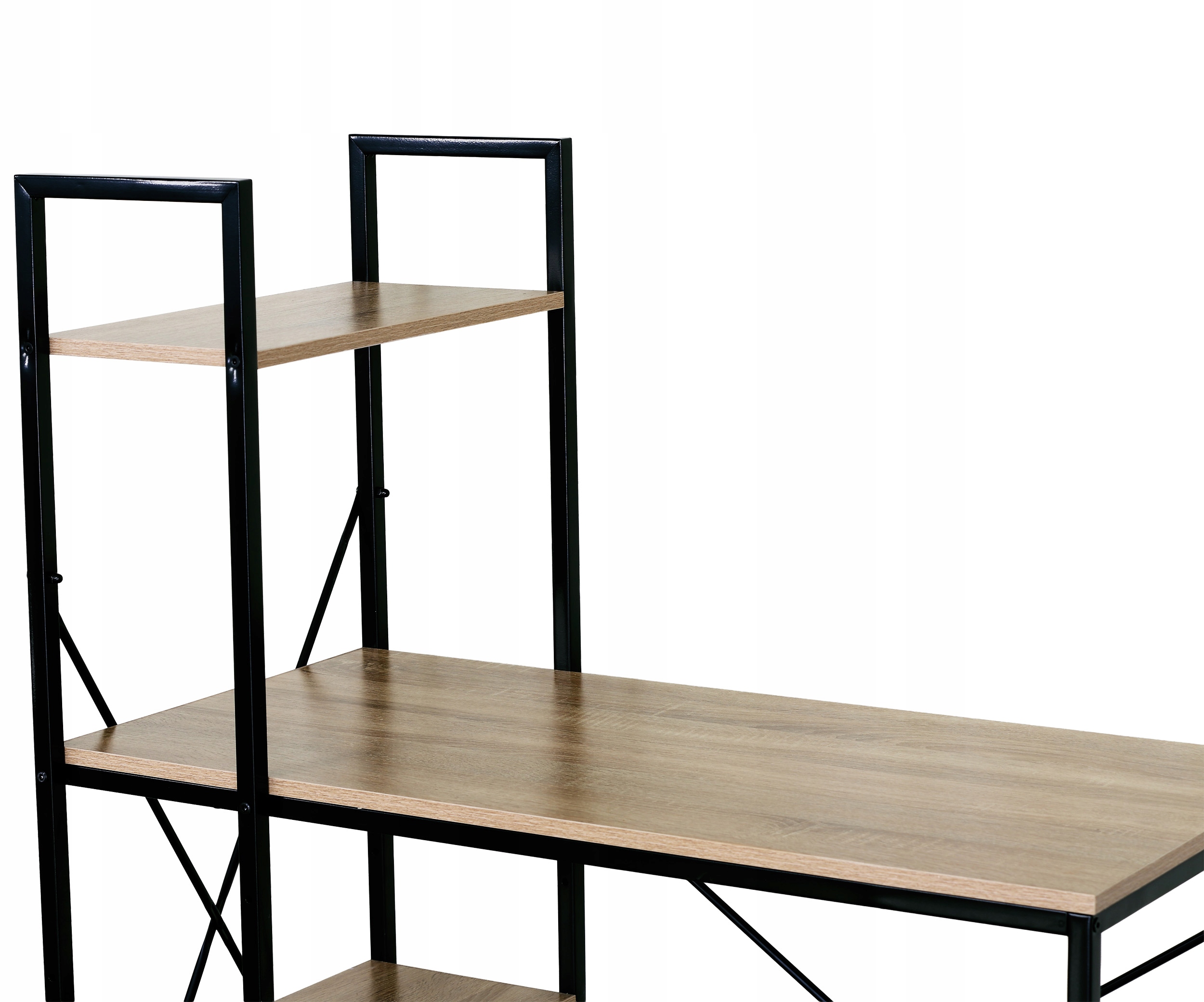 Nowoczesny design zintegrowany z regałem