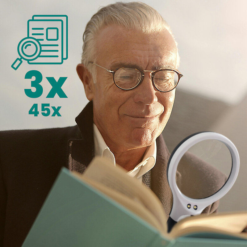 Lupa powiększalnik z oświetleniem LED MG-01 – Precyzja w nowym świetle