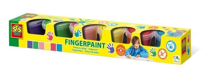 SES SES Fingerpaint – Kreatywne farby do malowania palcami dla dzieci